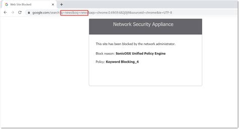 how to block keywords sonicwall